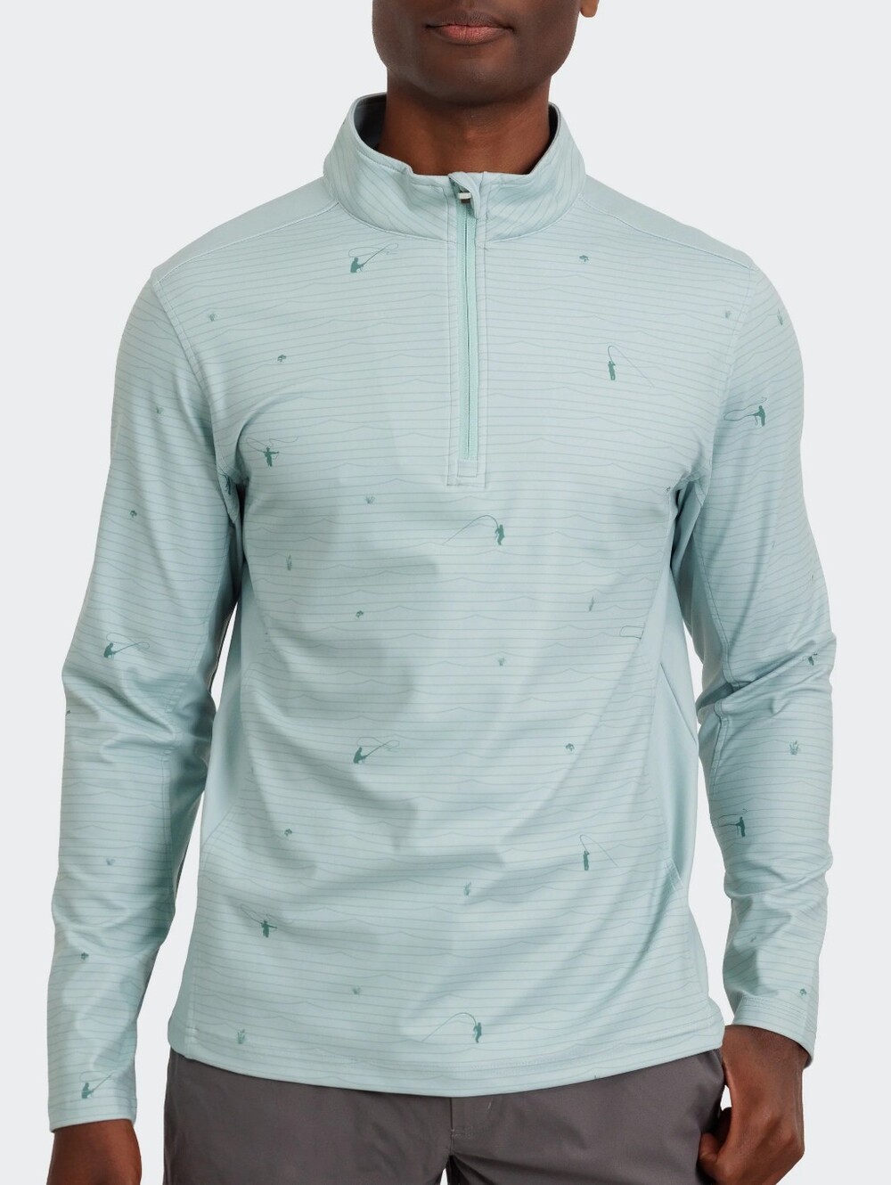 Waggle Golf Twilight Quarter Zip "Upstream"